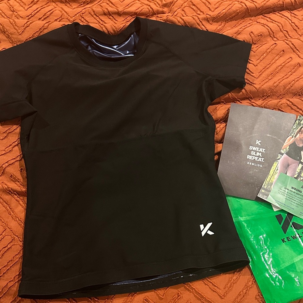 Kewlioo Black Performance Sweat Shirt NWOT